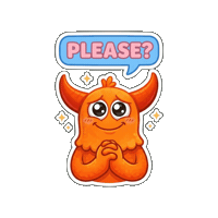 Mood Please Sticker by Momo & Tulus