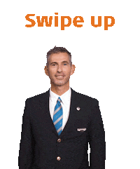 Swipe Up Royal Dutch Airlines Sticker by KLM