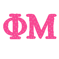 Phi Mu Greek Sticker by Jelene