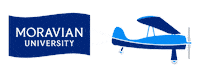 Hound Em Sticker by Moravian University