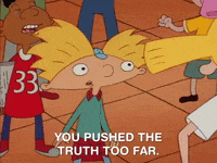 hey arnold nick splat GIF