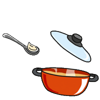 Cooking Sticker by Ampersand Advisory