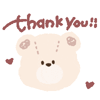 Heart Thank You Sticker
