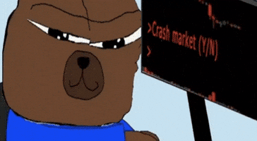 Market Crash Dump GIF by Bearish Market Memes