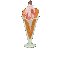 demetresofficial ice cream sundae demetres demetres desserts Sticker