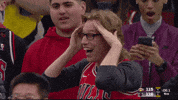 Shocked Chicago Bulls GIF by NBA
