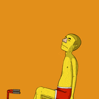 d_zheng red yellow orange exercise GIF