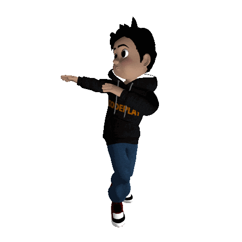 3D Dancing Sticker by codeplay