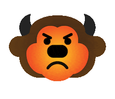 Angry University Of Colorado Sticker by CUBoulder