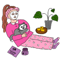 cat love Sticker by innisfree