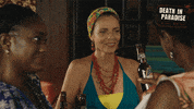 Girls Night Out Cheers GIF by Death In Paradise