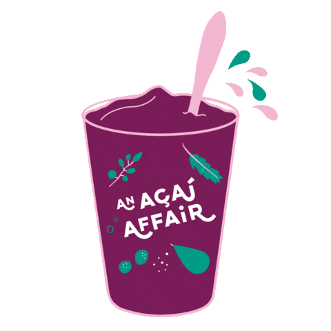 heart love Sticker by An Acai Affair
