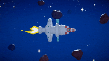 BigLizard animation space animated adventure GIF