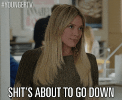 shit's going down tv land GIF by YoungerTV