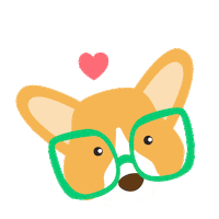 dog heart Sticker by Rover.com