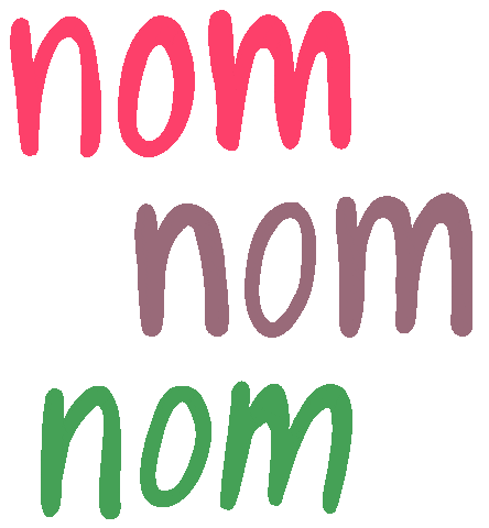 Food Nom Sticker by LittlefieldGIF