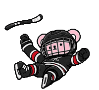 Hockey Oops Sticker