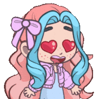 DopplesWorld inlove dopplesworld dopples Sticker