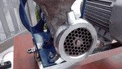 ExperimenMeatGrinder colorful meat underground experiment GIF