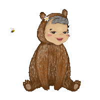 jillystudio babygirl babybear agnala Sticker