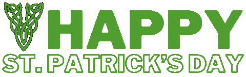 St Patricks Day Shamrock Sticker by KAID