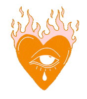 coucou_c_cece love heart sad illustration Sticker
