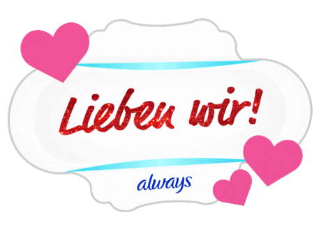 Love It Period Sticker by Always Brand Europe