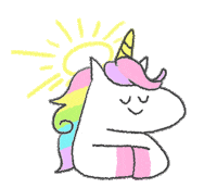 LunaRucola amazing god angel unicorn Sticker