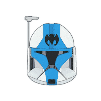 Clone Wars Pilot Sticker