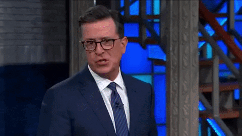 Donald Trump Alexandria Ocasio-Cortez GIF by The Late Show With Stephen Colbert