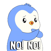 Penguin No Sticker by Pudgy Penguins
