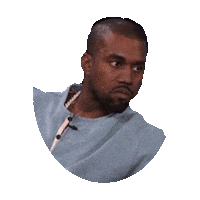 kanye STICKER by imoji