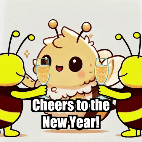 New Years Celebration GIF by Beelightened