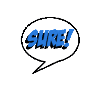 Yes Sticker by Jason Earls
