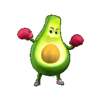 Abacate Sticker by OBA HORTIFRUTI