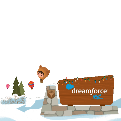 New York City Cloud Sticker by Salesforce