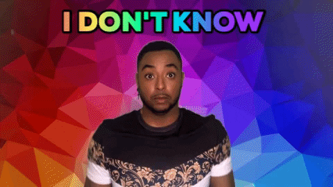 IRayAlexander giphygifmaker confused idk shrug GIF
