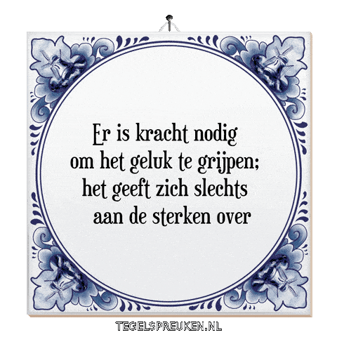 Focus Wijsheid Sticker by Tegelspreuken.nl