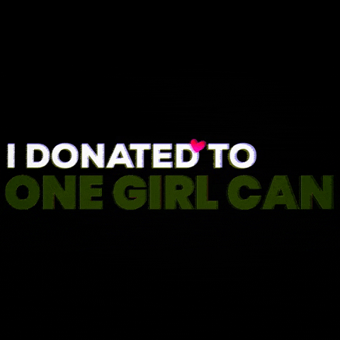 onegirlcan giphygifmaker giphyattribution charity empower GIF