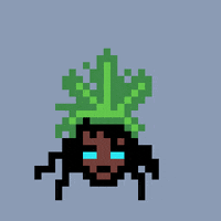 JamJamART pixelart trippy weed 420 GIF