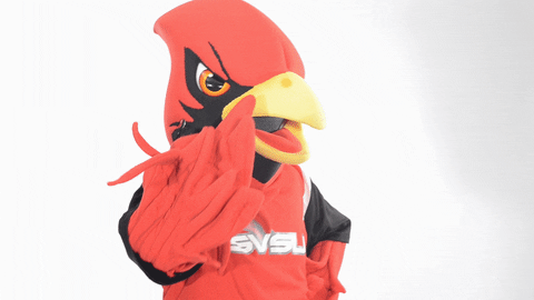 Coop Scarlet GIF by Saginaw Valley State University