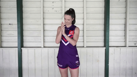Clap Seth GIF by Fremantle Dockers
