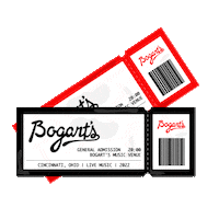 BogartsShows cincinnati live nation livenation music venue Sticker