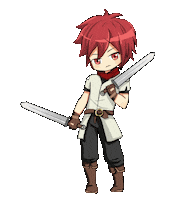 Lunime anime sad red games Sticker