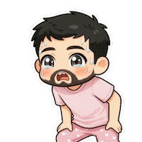 Shocked Boy Sticker