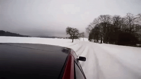 erdsnorti giphygifmaker car fail snow GIF