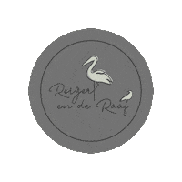 reigerenderaaf logo reigerenderaaf raaf reiger Sticker