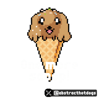 Happy Ice Cream Sticker by HotDogs