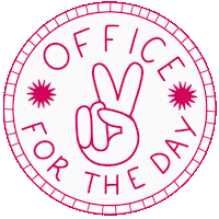 Working Ruby Red Sticker by LUX FUX Media GmbH