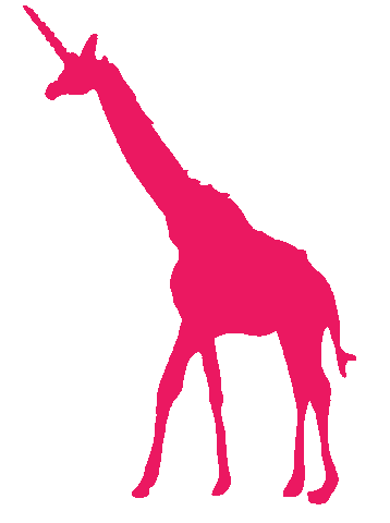 giraffe shejumps Sticker by Unicorn Picnic